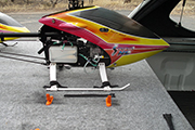 Slide out platform to transport RC helicopters in SUV