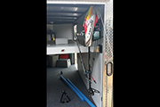 Align Trex 700 Nitro RC Heli mounted in trailer using Skid Clamps